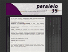 Tablet Screenshot of paralelo35.com